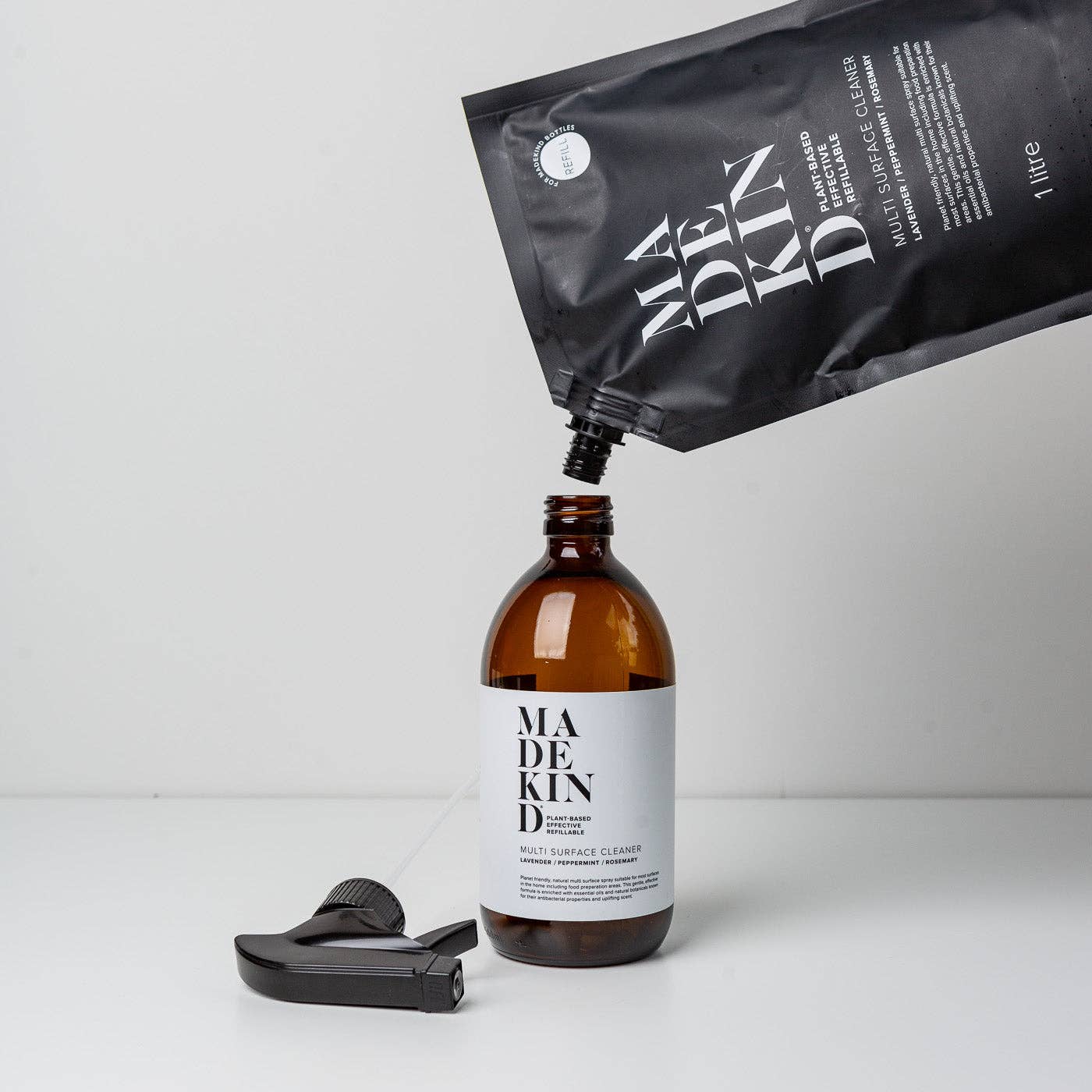 MadeKind – wholesale Multi-surface cleaner – Natural Multi Surface Cleaner 1 Litre Refill1