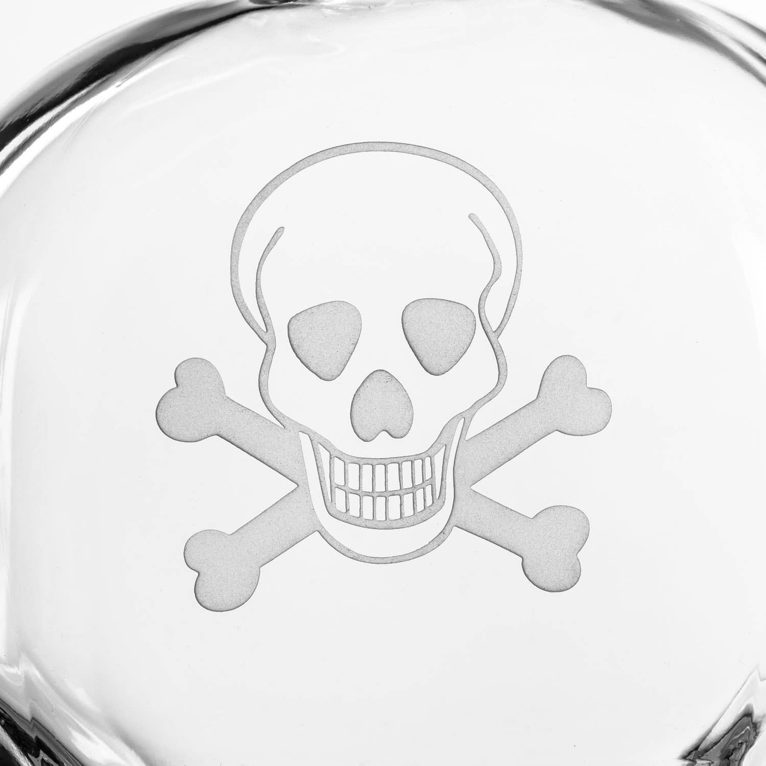 Rolf Glass - Wholesale Decanter - Skull & Crossbones 23oz Whiskey Decanter2