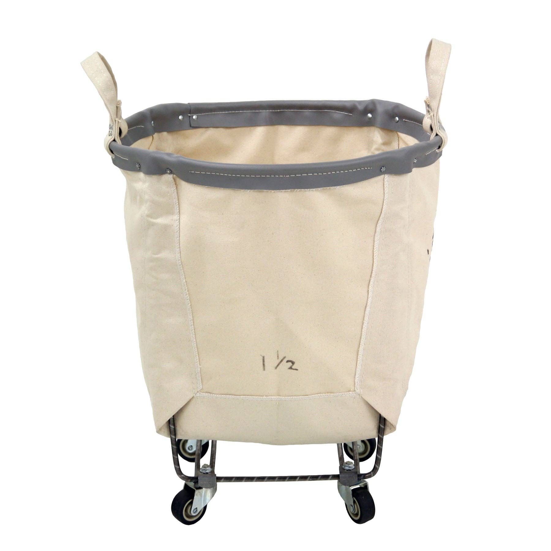 Steele Canvas Basket Corp. - Wholesale Laundry Basket - Canvas Round Carry Truck - 1.5 Bu3