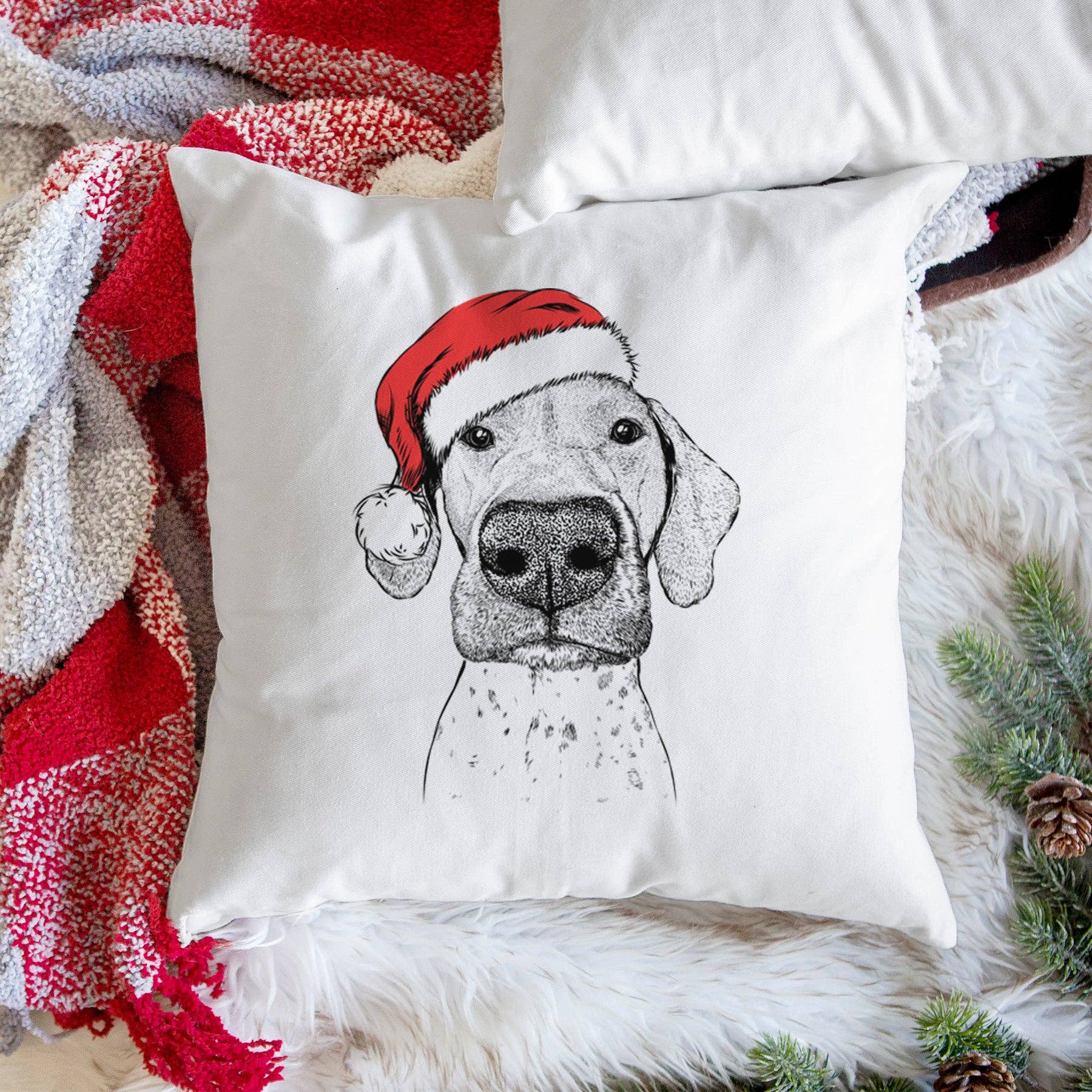 Inkopious - Wholesale Throw Pillow Cover - Leroy the German Shorthaired Pointer - Throw Pillow Cover8