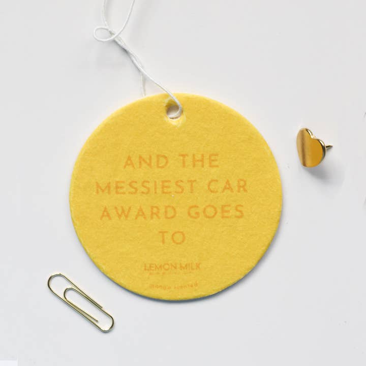 Lemon Milk Paper Co - Wholesale Car Freshener - Women's - And the messiest car award goes to car air freshener