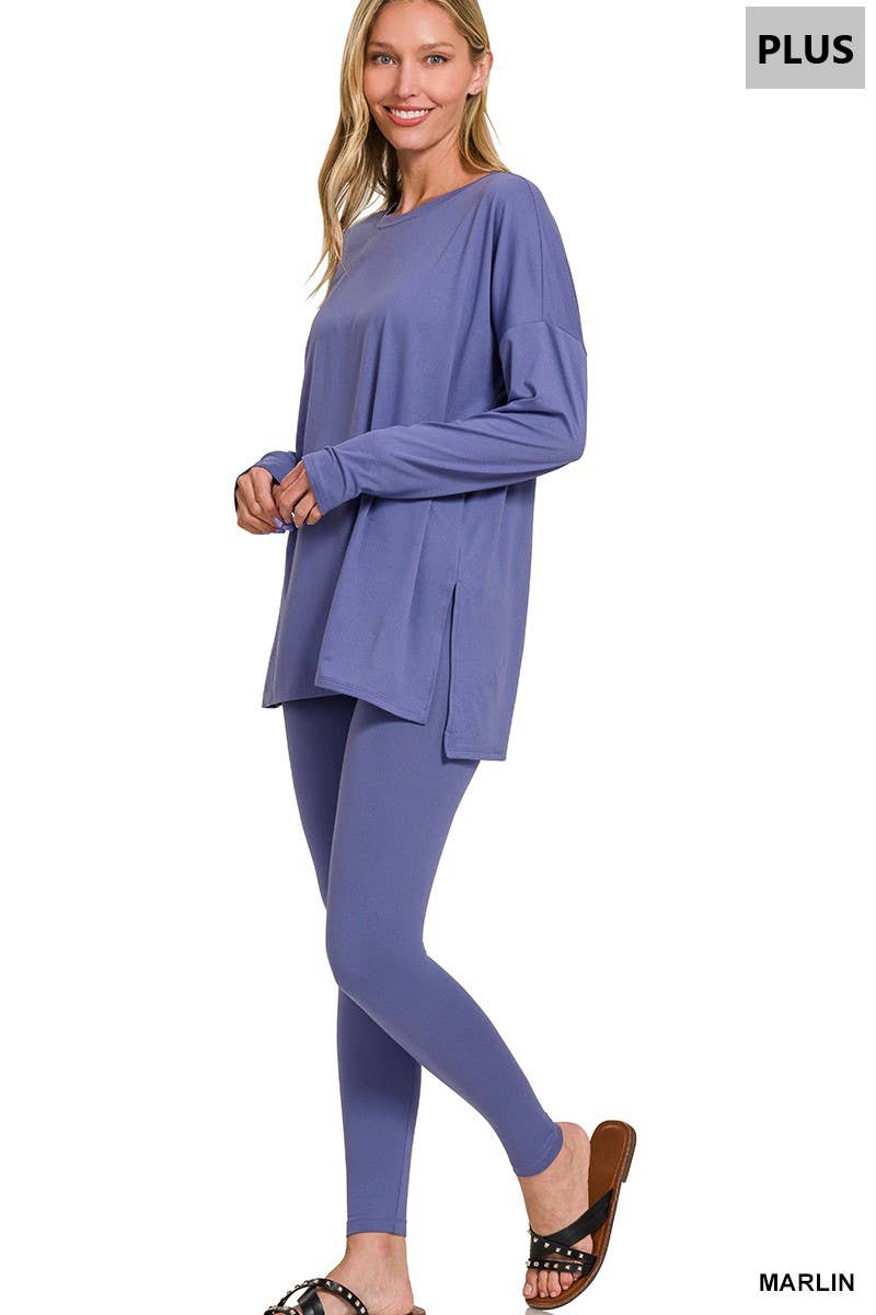 42POPS - Vente Ensemble de vêtements d'intérieur – femme - ".._ Ensemble de détente en microfibre Plus8