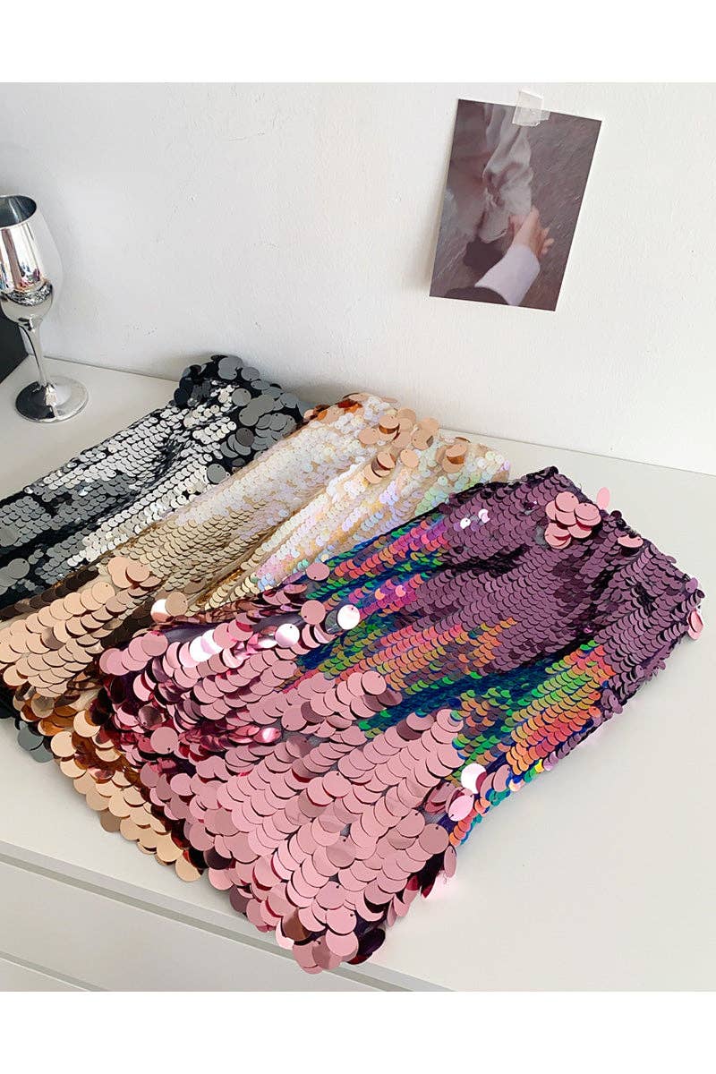 Mccolin - Wholesale Skirt - Women's - Sequin Night-Out Mini Skirt8