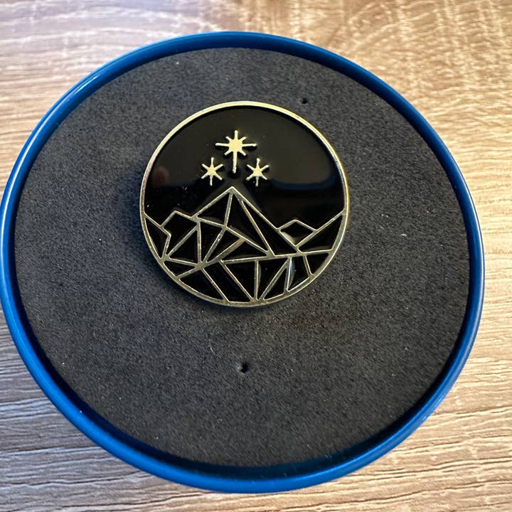 Scribble & Scroll - Wholesale Lapel Pin/Button - ACOTAR - Night Court Pin - A Court of Thorns and Roses