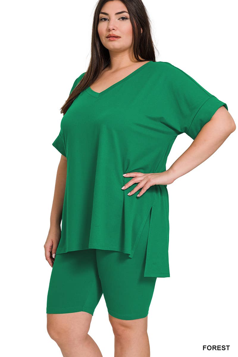 42POPS - Wholesale Lounge Set - Women's - '...Plus Microfiber Top & Leggings 2pc Set17