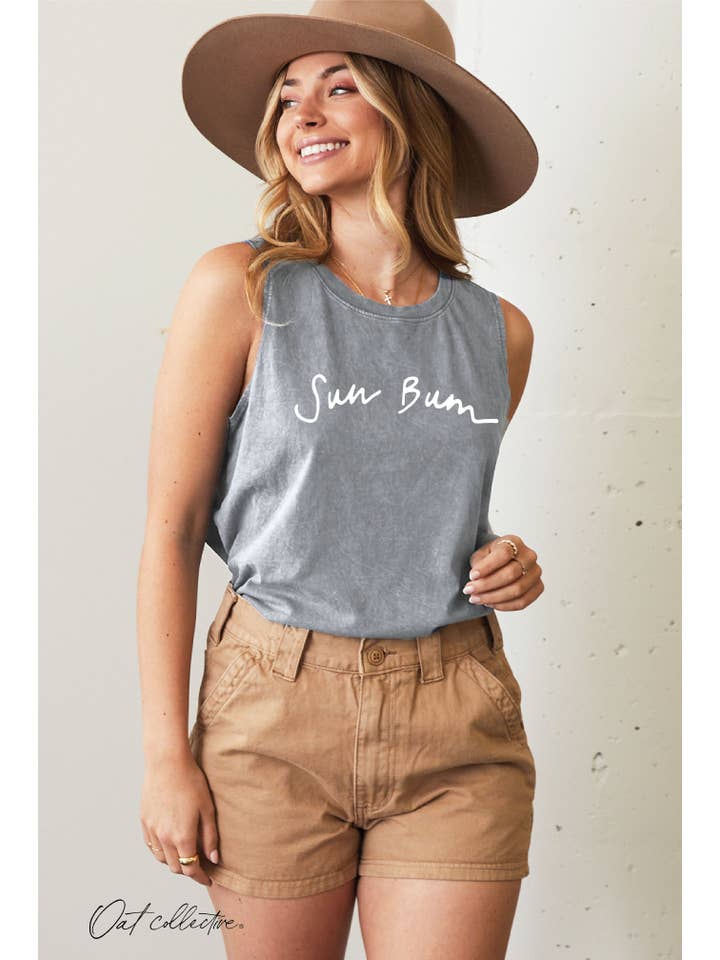 OAT COLLECTIVE - Wholesale Tank Top - Women's - SUN BUM Mineral Graphic Tank Top
