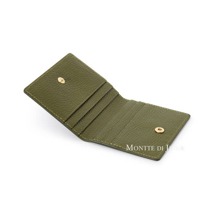 MONTTE DI JINNE - Wholesale Card Holder - Unisex - Italian Handmade Genuine Leather Bifold Cardholder6