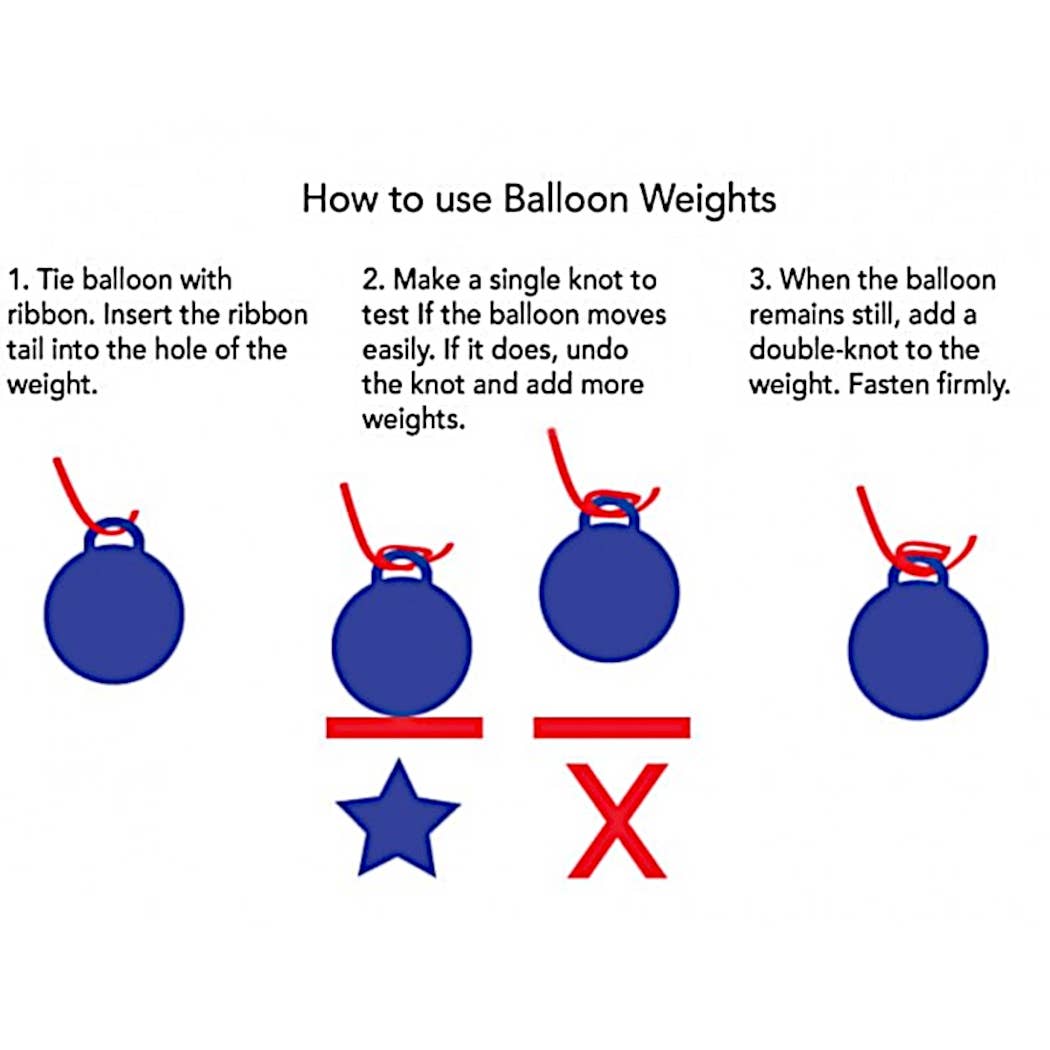 Control Balloon Products - Wholesale Balloon - 65 Gram Pastel Balloon Shape Weight - 10 per bag1