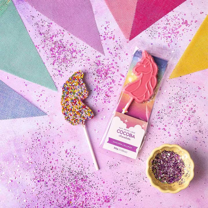 Cocoba – wholesale Klubba – Rosa choklad enhörningsklubbor