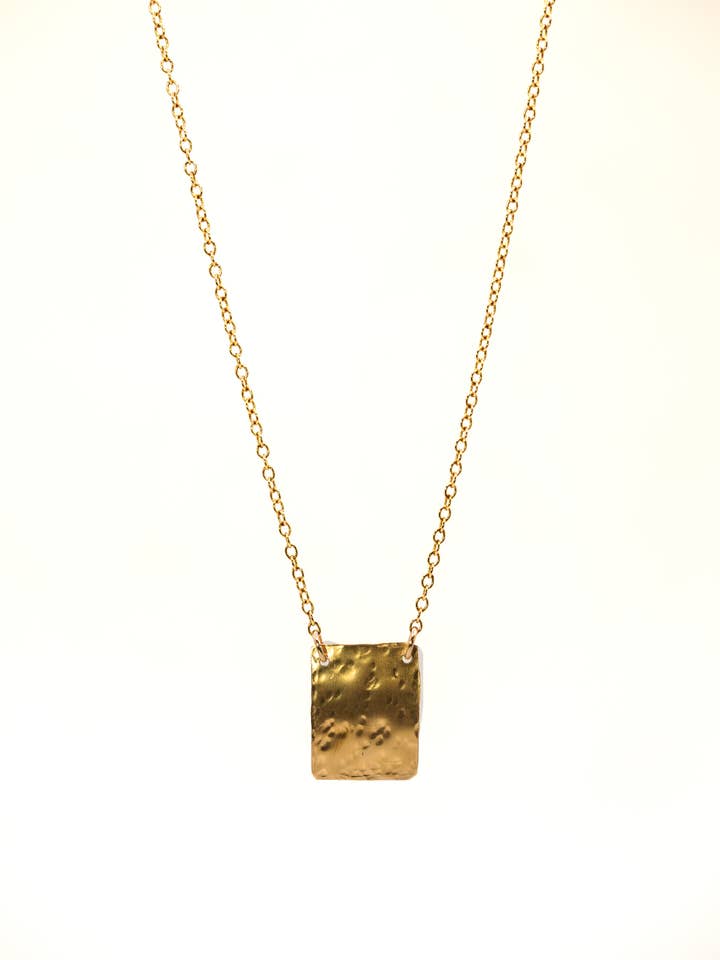 Museum Day Brass and Gold-Filled Necklace for wholesale by Orozca
