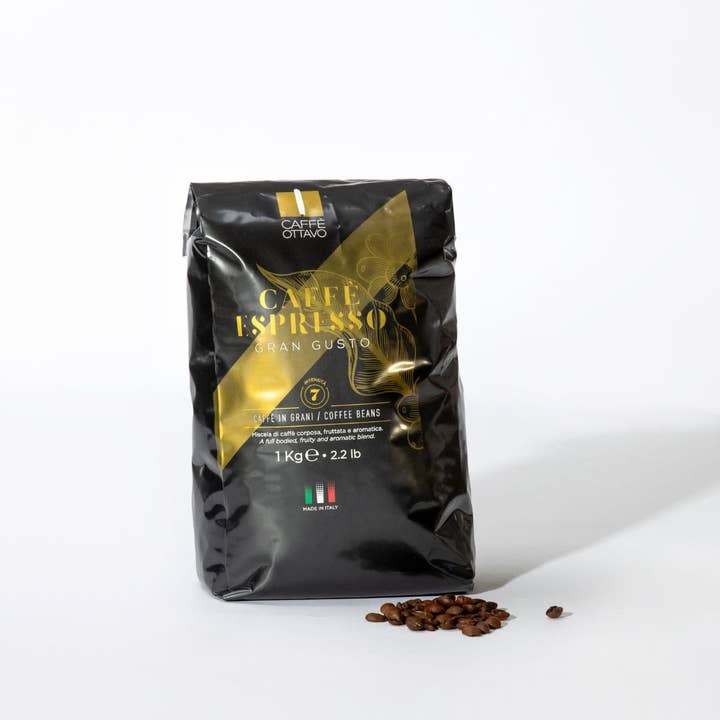 SALA CAFFE CO - Vendita all'ingrosso Caffè in grani - Caffè Ottavo - Gran Gusto (Caffè in grani) 1 kg