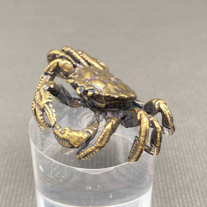 Mio Queena - Wholesale Decorative Figurine - Brass Hairy Crab Crafts Desktop Ornaments Decoration4