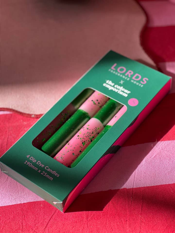 Yala Taper Candles | Dip Dye Vela | Vela perfumada para cenar para venta al por mayor de LORDS Fragrance House