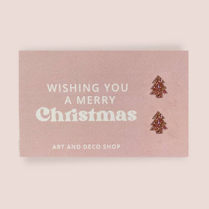 Christmas Tree Mini Stud Earrings for wholesale by Art and Deco Shop