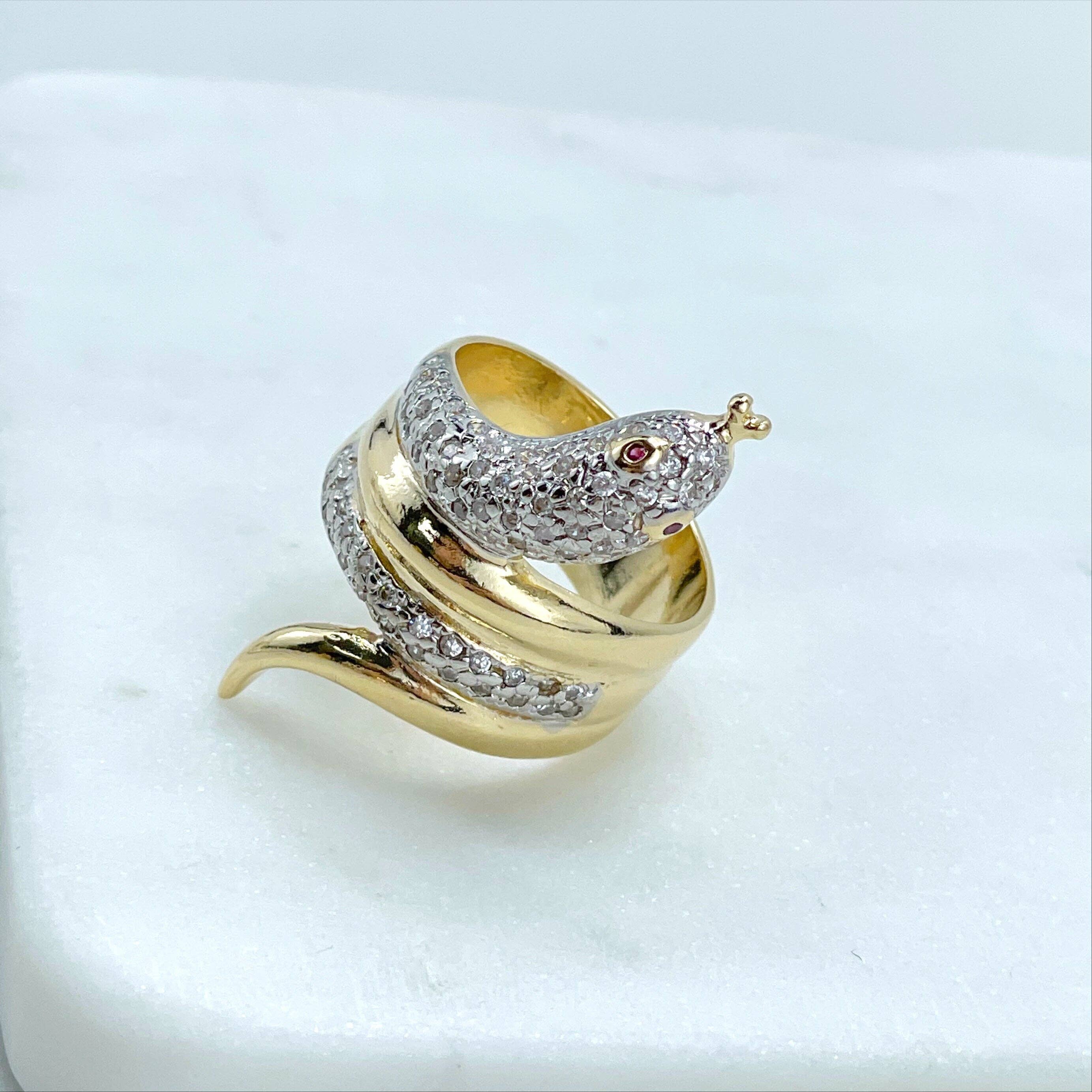 DIJU Jewelry - Vendita all'ingrosso  - Forniture di gioielli all'ingrosso: anello in argento riempito con oro 18k e micro zirconia cubica.4