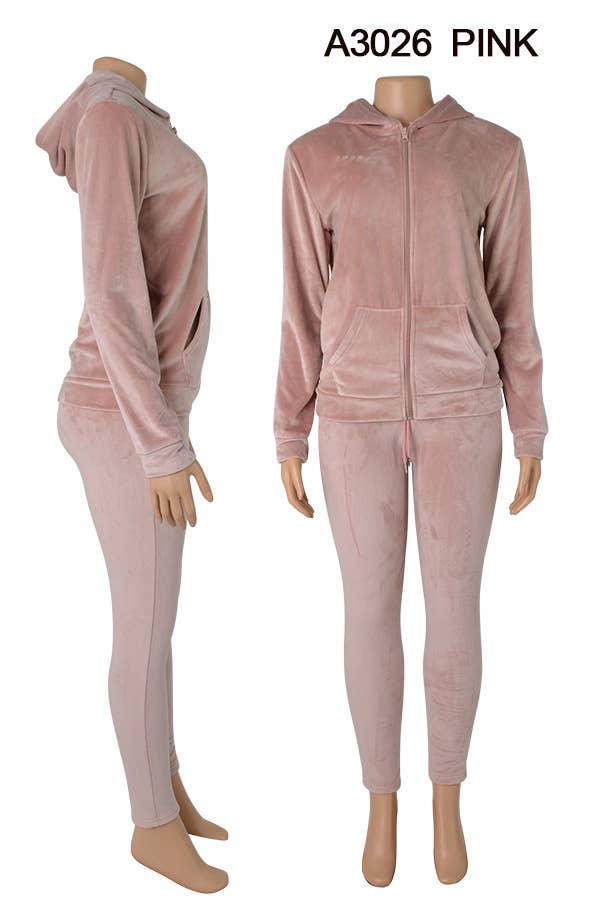 SSImport – wholesale Jeansjackor – Dam – A3026 SAMMET JACKA OCH BYXOR SET BLANDADE STORLEKAR 12SET5