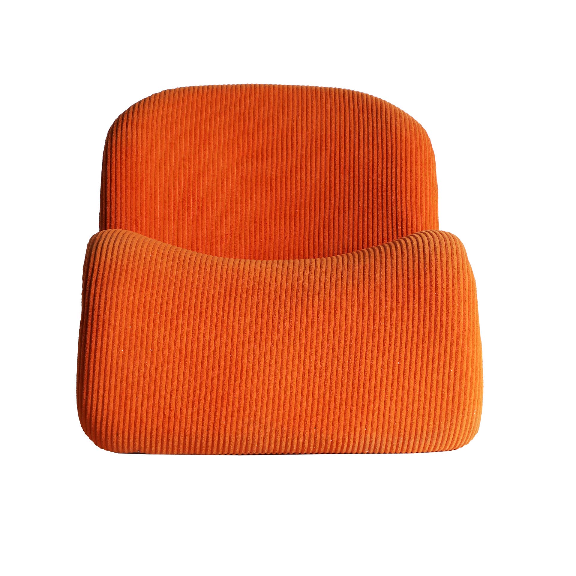 Kodu - Wholesale Chair - Polyester armchair in orange color, 76x85x70cm1