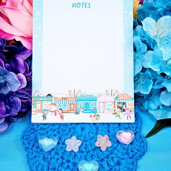 Autumnmist Boutique - Vendita all'ingrosso Bloc notes - Taccuino Edizione Invernale Main Street 4,25" x 5,5"