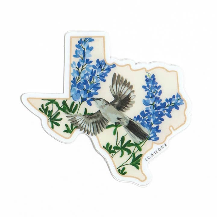 1canoe2 | One Canoe Two Paper Co. – wholesale Sticker – Birds & Blooms Texas Decal Sticker1