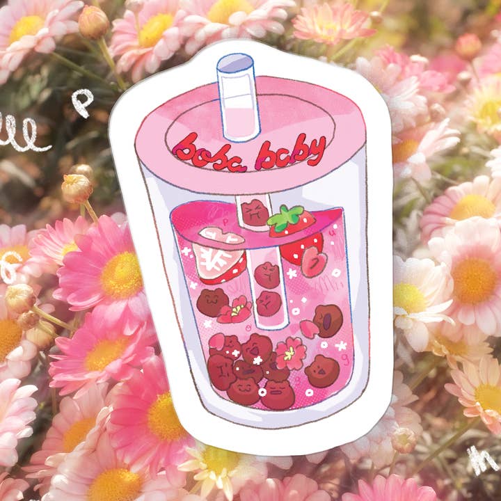 Adesivo Boba BBY ✿ alla fragola per la vendita all'ingrosso da parte di pogpals