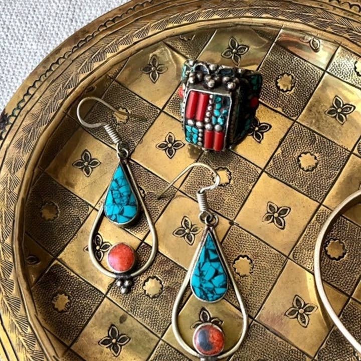 High crafty - Wholesale Decorative Tray - Moroccan Small Vintage Tray – Handmade Carved Metal, 16cm7