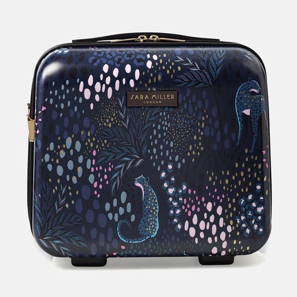 Midnight Leopard Vanity Case for wholesale by Sara Miller London
