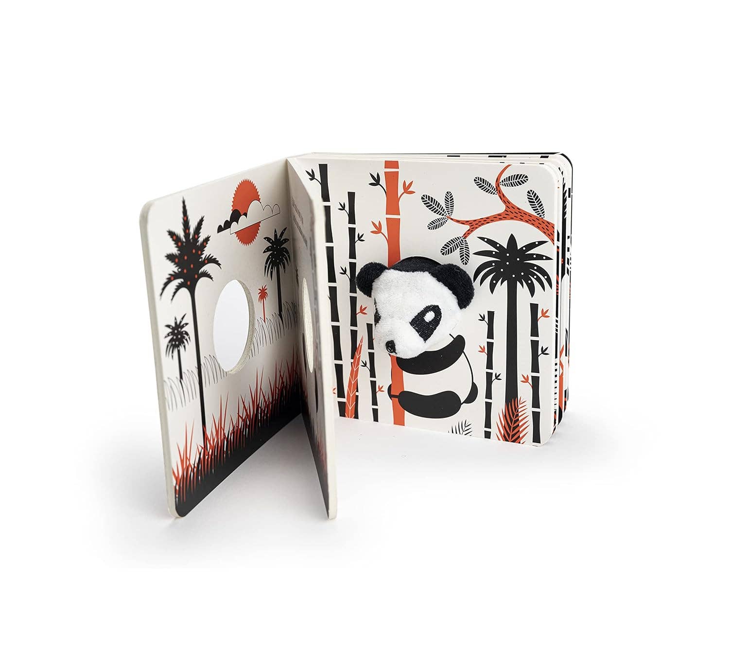 Fox Chapel Publishing - Wholesale Baby & Toddler Book (0-2) - Little Panda Finger Puppet Board Book with High Contrast Art1