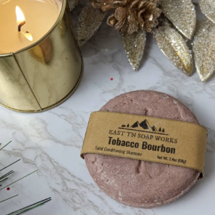 Barra de shampoo Tobacco Bourbon por atacado de East Tennessee Soap Works