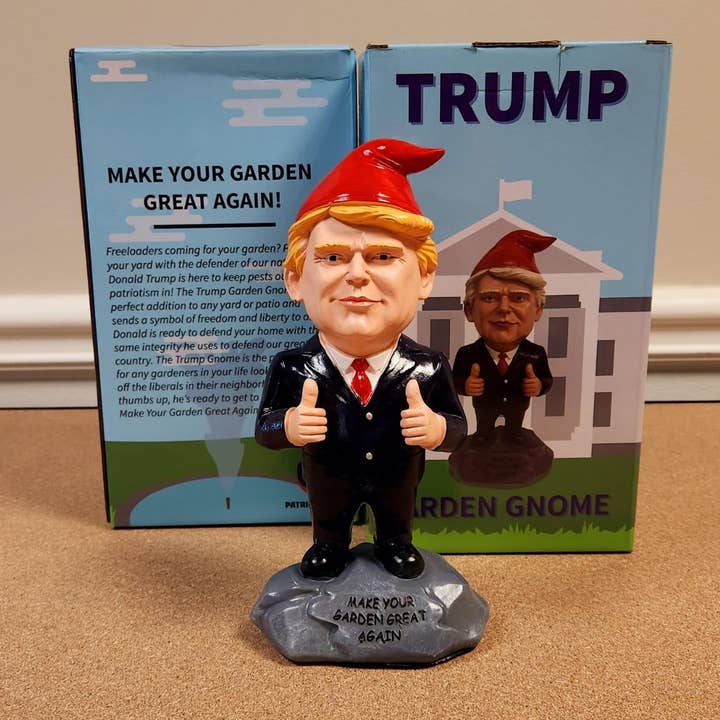 Patriot Fuel Coffee - Wholesale Garden Gnome - President Trump Garden Gnome