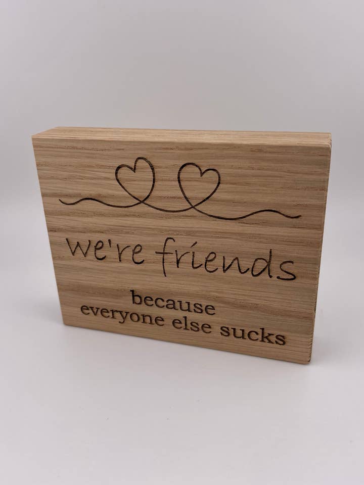 AB Mini Sign - Amici per la vendita all'ingrosso da parte di AB Handcrafted