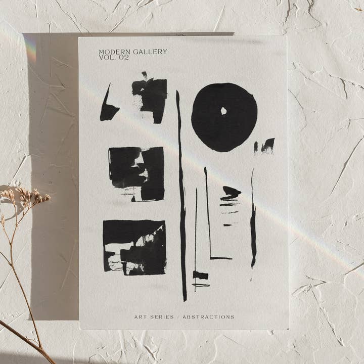 Vit Modern Galleri Konsttryck för wholesale av LXR CREATE