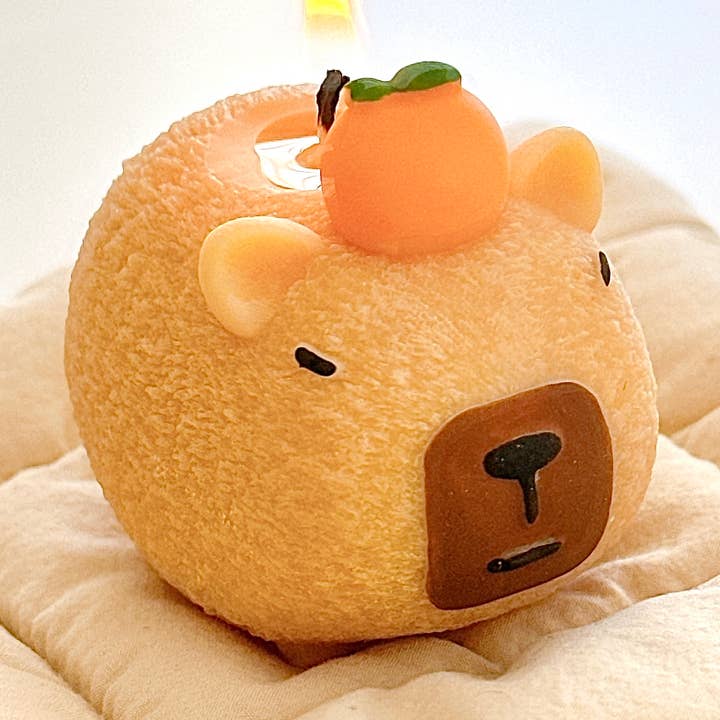 Capybara Candle | Fun Animal Candle for wholesale by The Cutest Hits