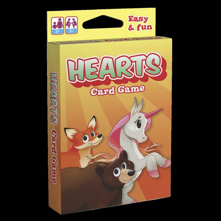 Hearts Card Game Decks with cute animal characters for wholesale by Best Value Products