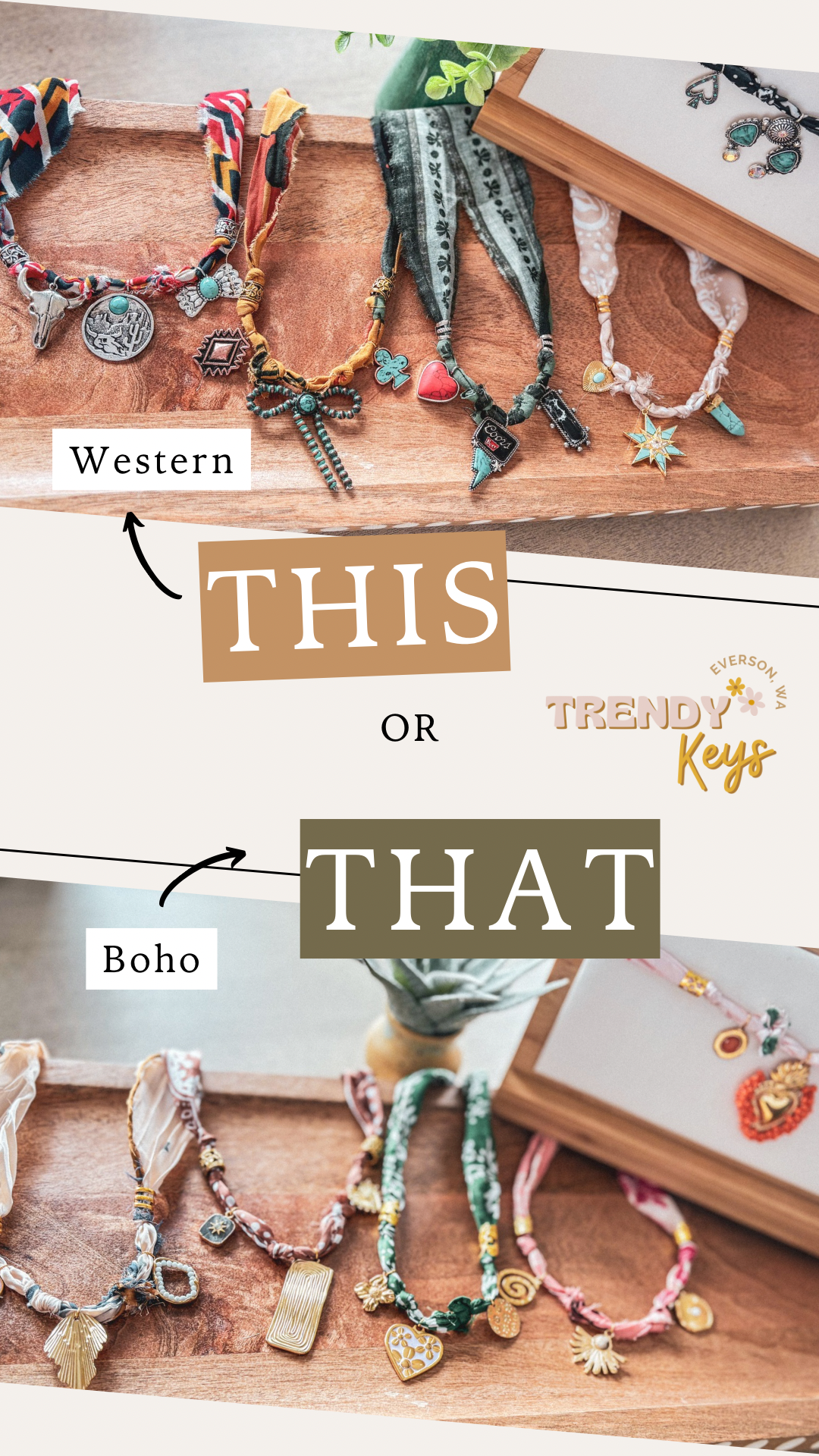 TrendyKeys - Wholesale Pendant/Charm Necklace - Bandana Necklace - TK Original 3