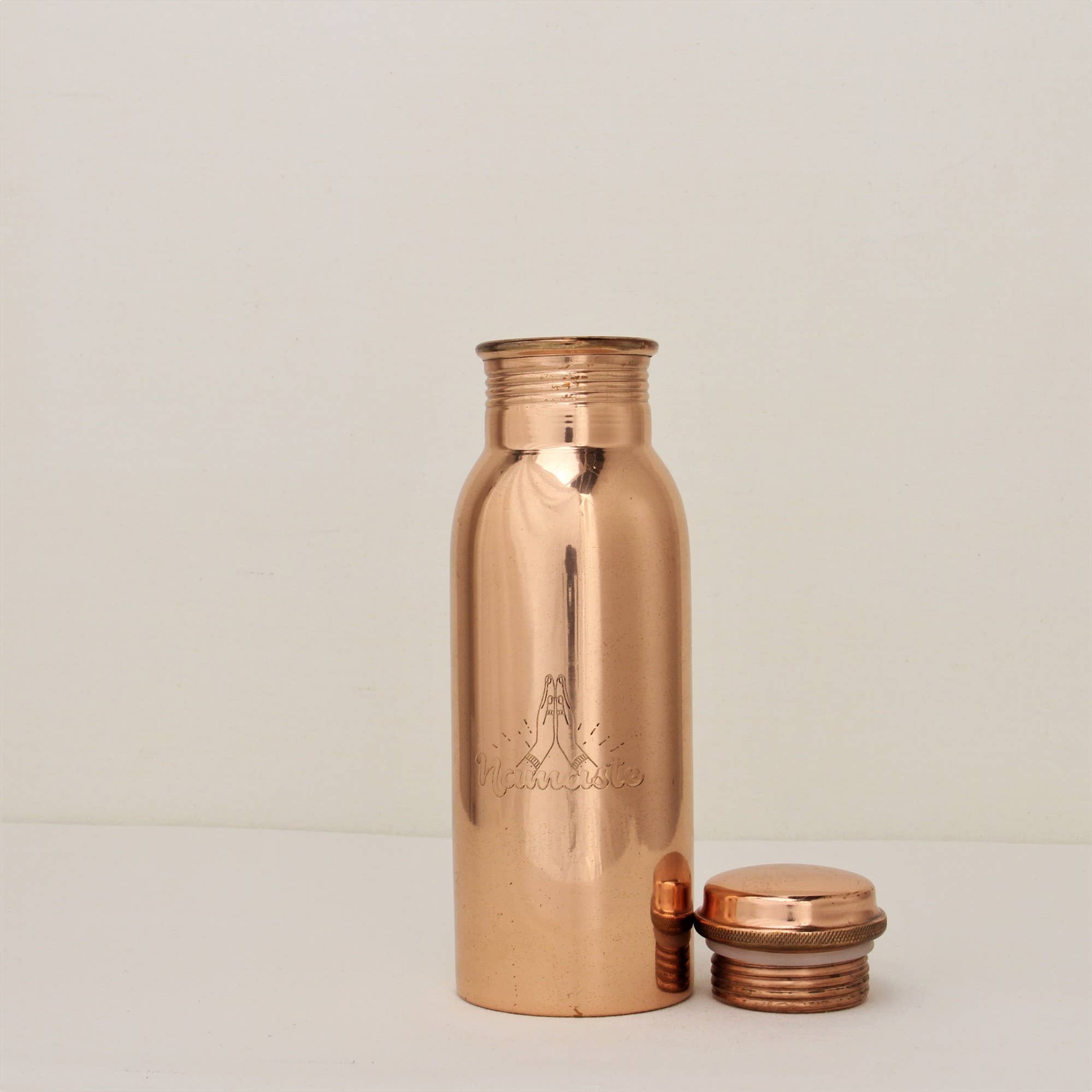 Vriksha Homeware - Wholesale Water Bottle - Art Engraved 100% Pure Copper Water Bottle - 650 ml1