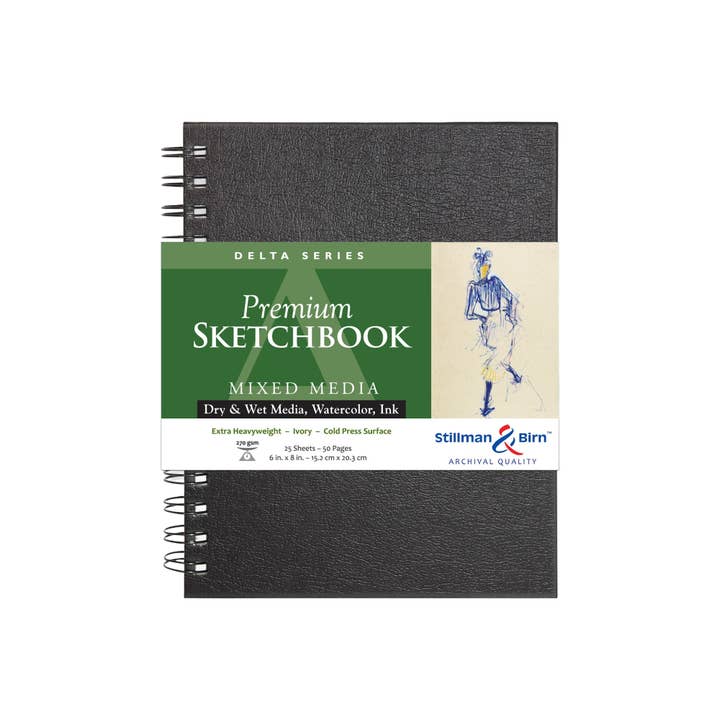 Exaclair - Wholesale Sketchbook/Sketchpad - Stillman & Birn Mixed Media Journal - Delta Series - Ivory6