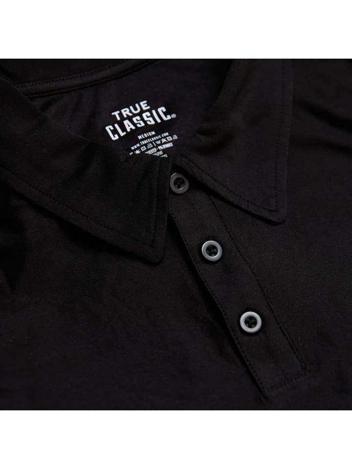 True Classic - Wholesale Polo - Men's - Short Sleeve Active Polo Shirt | Black6