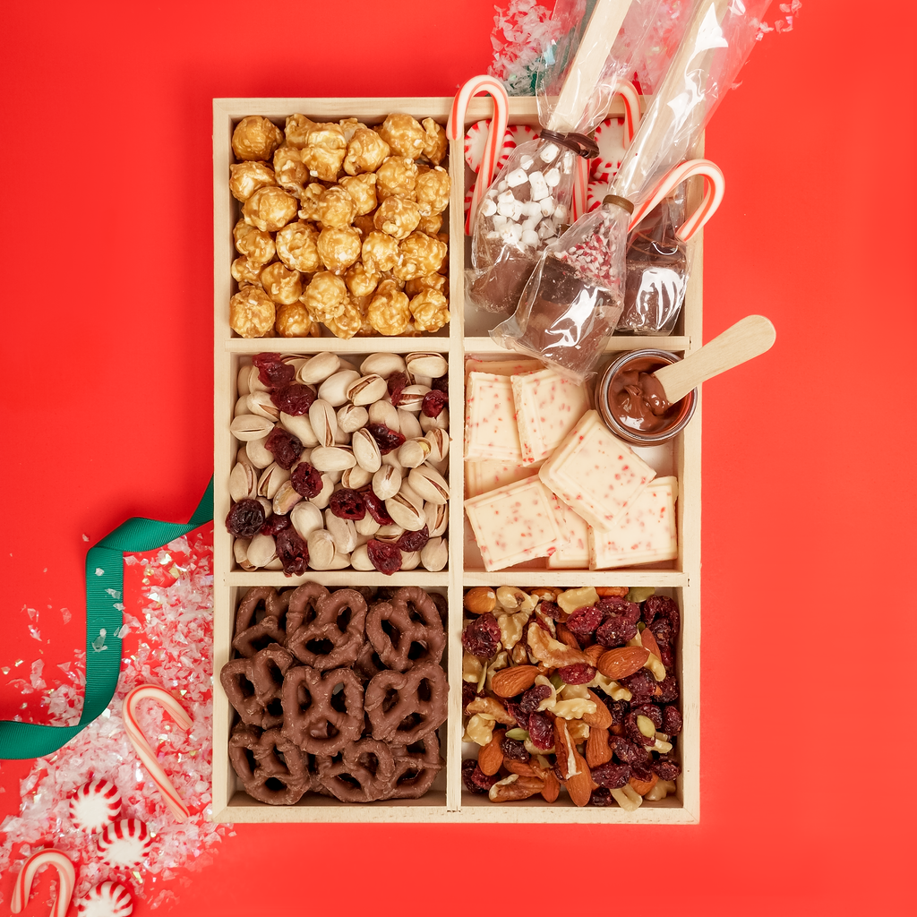 Woodpeckers Crafts - Wholesale Serving Tray - Rectangle 6-Section Tray2