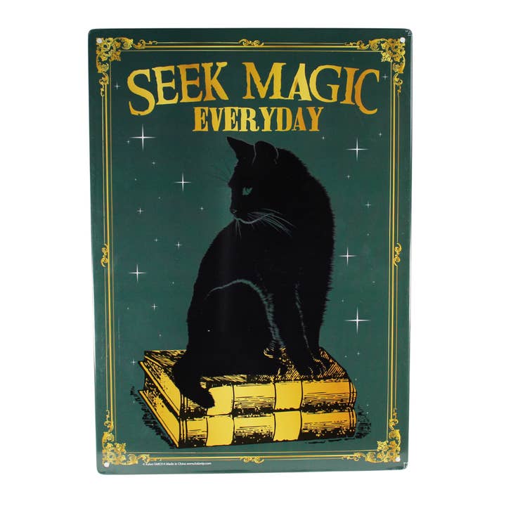 Kalan - Wholesale Sign - Seek Magic Everyday Metal Sign