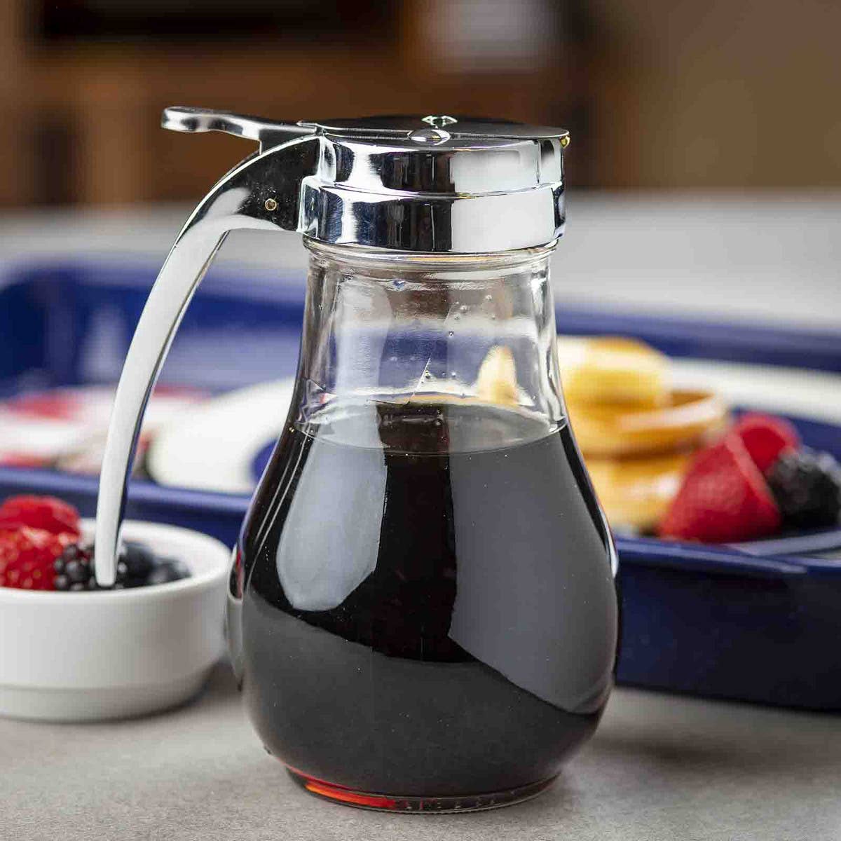 TableCraft Products Company - Wholesale Honey Pot - 14 oz Glass Syrup Dispenser2