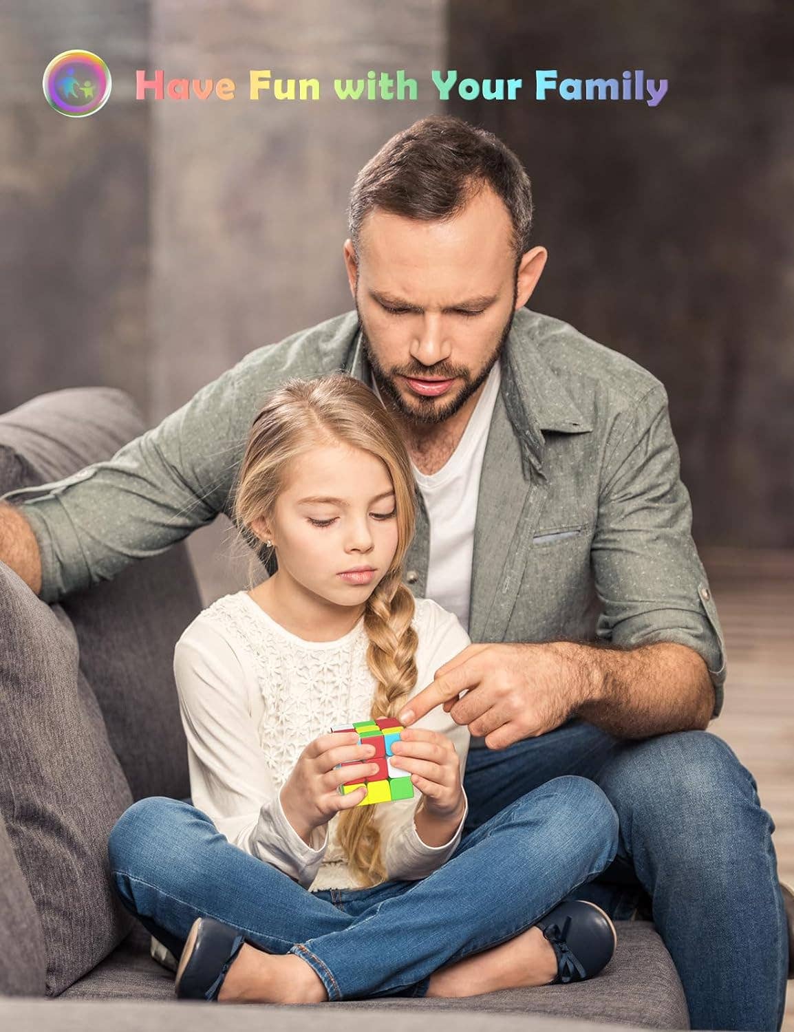 Toyventures - Wholesale Puzzle - Kids - 3x3 Speed Cube Puzzle Rubiks Stickerless Kids toy4