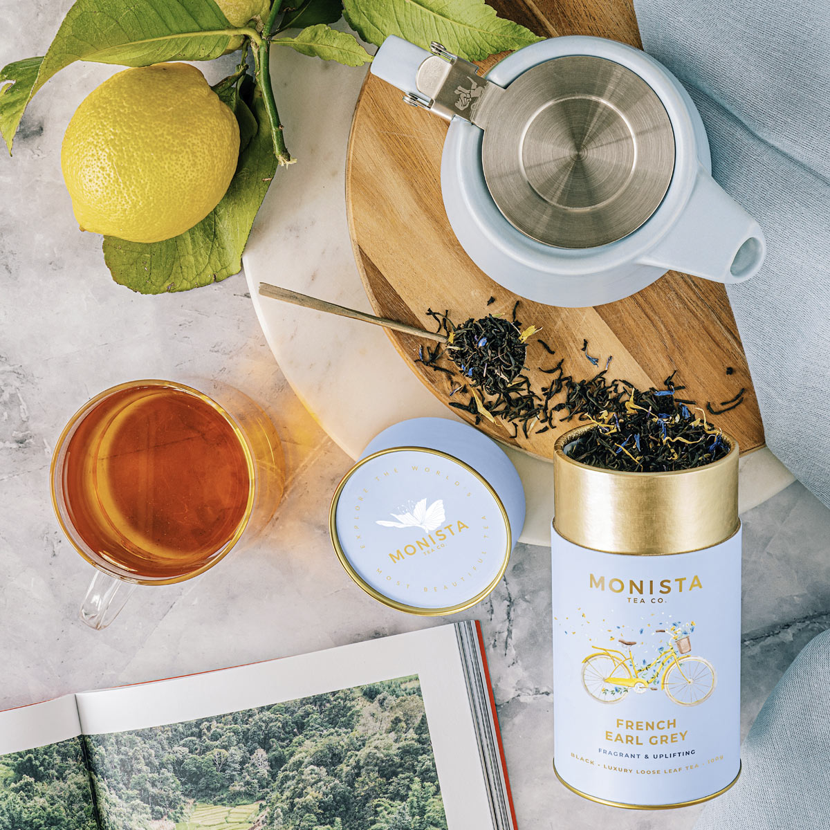 Monista Tea Co. - Wholesale Loose Tea - French Earl Grey Tea2