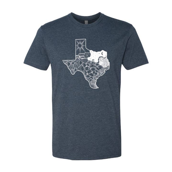 Texas Shirt / Navy for wholesale by Natural Tribute