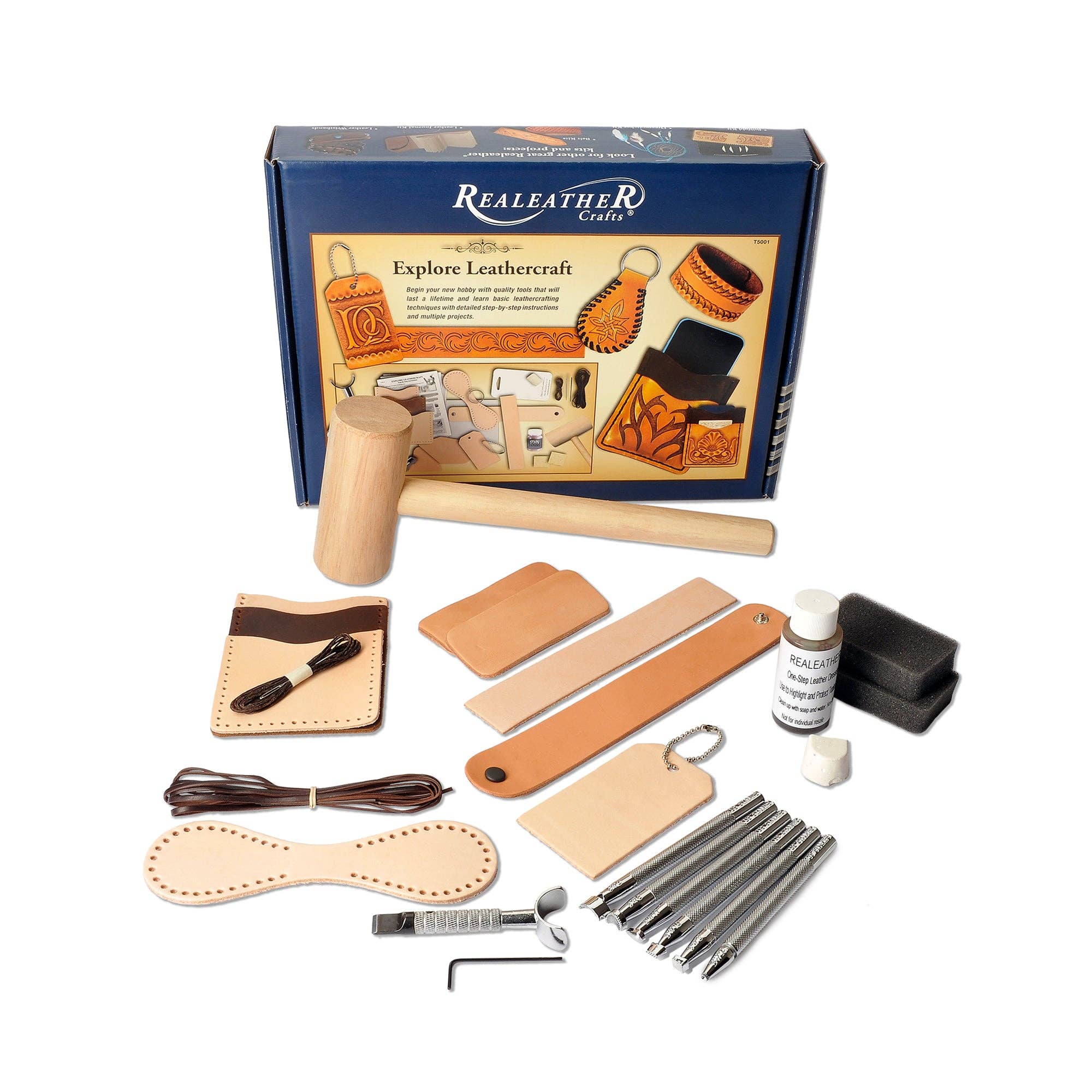 Realeather - Wholesale DIY Craft Kit - Explore Leathercraft Kit1
