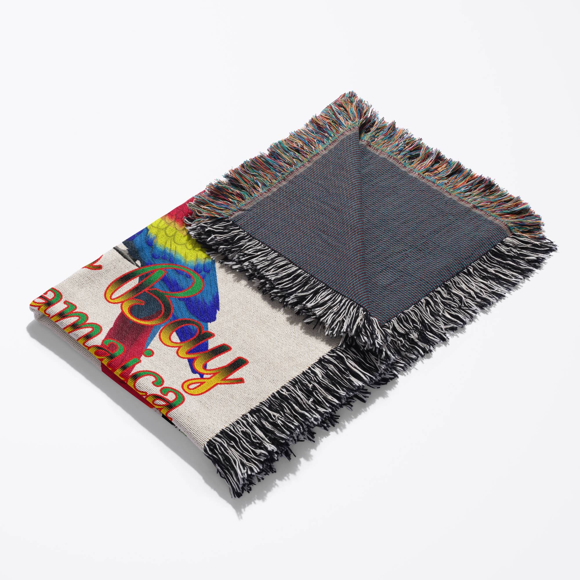 3dRose - Wholesale Throw Blanket - 3dRose, Island souvenir in Jamaican colors for Montego Bay, Jamaica., Blanket3