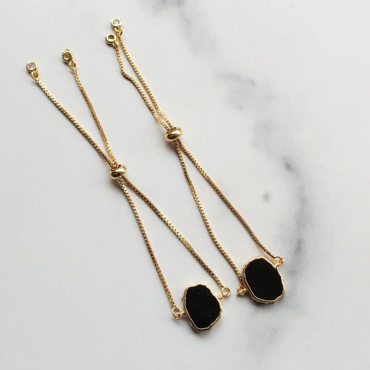 Onyx bracelet for wholesale by Panache