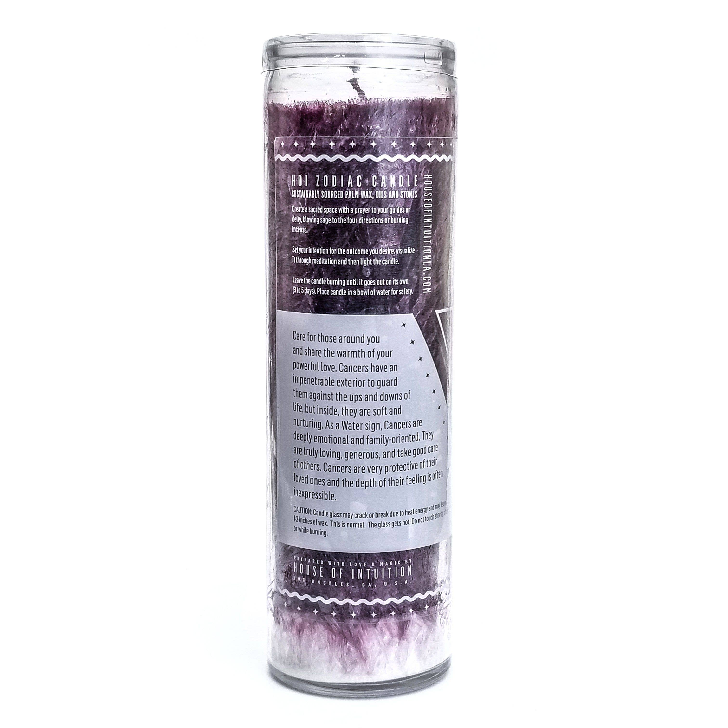 House Of Intuition - Wholesale Novelty Candle - HOI Cancer Zodiac Candle2