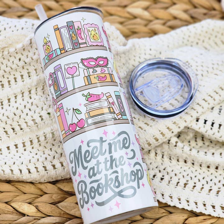 Tumbler - Bookshop Spicy - 20 Ounce Tumbler for wholesale by Be Kind Booktique