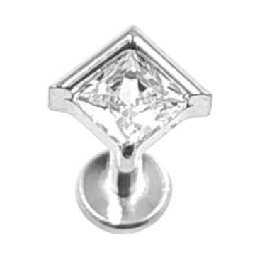 MYLENE ET FELIX - Wholesale Single Earring - Square titanium piercing0