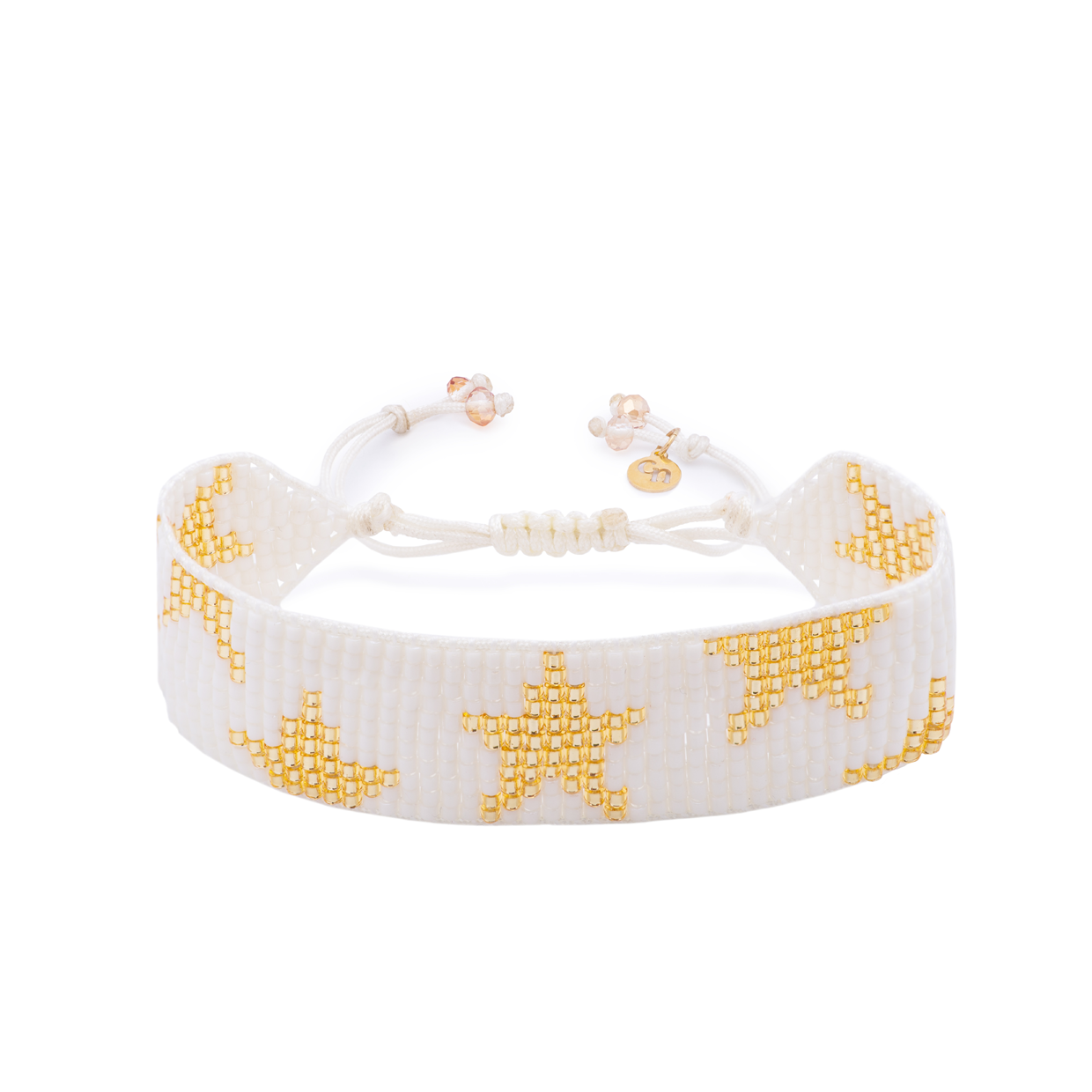 Claudia Navarro Jewelry USA - Venta al por mayor Pulseras tejidas/trenzadas - PULSERA LOOM INDI/ORO0